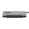 StarTech.com 4-portowy hub USB-C, 4x porty USB-C, USB 3.2 Gen 2 (10 Gb/s) – przenośny hub USB-C z przejściowym zasilaniem Power Delivery 100 W – hub USB typu C z owijanym kablem 12.6 cala/32 cm