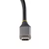 StarTech.com 4-portowy hub USB-C, 4x porty USB-C, USB 3.2 Gen 2 (10 Gb/s) – przenośny hub USB-C z przejściowym zasilaniem Power Delivery 100 W – hub USB typu C z owijanym kablem 12.6 cala/32 cm