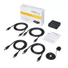 StarTech.com 4 do 4 USB 3.0 Przełącznik do współdzielenia urządzeń peryferyjnych, 5 Gbit/s, Micro-USB Type-B, Czarny, Plastik, CE, FCC, REACH, 0 - 40 °C