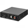StarTech.com 4K HDMI Audio Extractor z obsługą 4K 60 Hz, Czarny, 4096 x 2160 pikseli, 1280 x 720,1920 x 1080,1920 x 1200,3840 x 2160,4096 x 2160, 60 Hz, 5.1 kanałów, HDMI