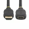 StarTech.com 6.6ft (2m) HDMI 2.0 Extension kabel, High Speed HDMI Port Saver kabel, 4K 60Hz, HDMI Male to Female Extension Adapter Cord, HDMI Extension kabel, M/F