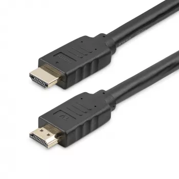 StarTech.com Kabel HDMI 2.0 o długości 15 m (50 stóp) — aktywny kabel HDMI 4K 60 Hz — klasa CL2 do instalacji w ścianie — długi, wytrzymały, szybki kabel UHD HDMI — HDR, 18 Gb/s — przewód męsko-męski — czarny