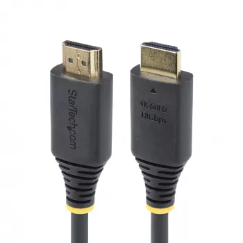 StarTech.com 30cm (1ft) przewód HDMI High Speed, 4K 60Hz/1440p 144Hz, HDR10/HDCP 2.2/ARC, 18Gbps, kabel UHD HDMI 2.0 do telewizora/monitora/wyświetlacza, płaszcz TPE