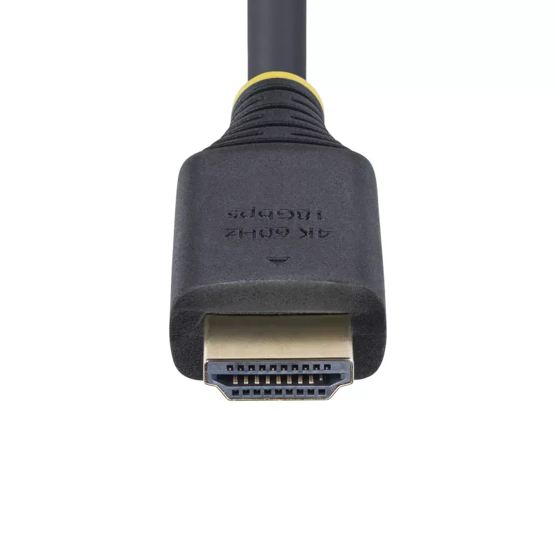 StarTech.com 30cm (1ft) przewód HDMI High Speed, 4K 60Hz/1440p 144Hz, HDR10/HDCP 2.2/ARC, 18Gbps, kabel UHD HDMI 2.0 do telewizora/monitora/wyświetlacza, płaszcz TPE