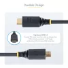 StarTech.com 30cm (1ft) przewód HDMI High Speed, 4K 60Hz/1440p 144Hz, HDR10/HDCP 2.2/ARC, 18Gbps, kabel UHD HDMI 2.0 do telewizora/monitora/wyświetlacza, płaszcz TPE