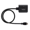 StarTech.com 2-Portowy Rozdzielacz HDMI, 4K 60Hz HDMI 2.0 Video, Rozdzielacz HDMI 4K 1 We 2 Wy, Rozdzielacz Wyświetlania/Wyjścia HDMI 1x2, HDR/HDCP, Wbudowany Kabel HDMI 20 cali (50 cm)