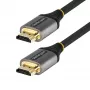 StarTech.com 10ft (3m) HDMI 2.1 kabel 8K - Certified Ultra High Speed HDMI kabel 48Gbps - 8K 60Hz/4K 120Hz HDR10+ eARC - Ultra HD 8K HDMI kabel - Monitor/TV/Display - Flexible TPE Jacket