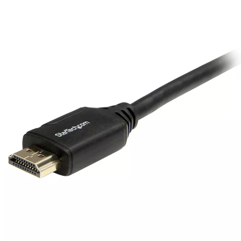 Kabel HDMI 2.0 Premium z certyfikatem StarTech.com 2 m z Ethernetem — szybki kabel HDMI Ultra HD 4K 60 Hz HDR10 — przewód HDMI (złącza męskie/męskie) — do monitorów UHD, telewizorów, wyświetlaczy