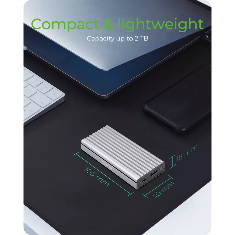 Obudowa SSD ICY BOX IB-1817Ma-C31 Srebrna M.2