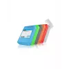 ICY BOX IB-AC602b-6 Etui Plastik Niebieski, Zielony, Szary, Pomarańczowy, Czerwony, Biały