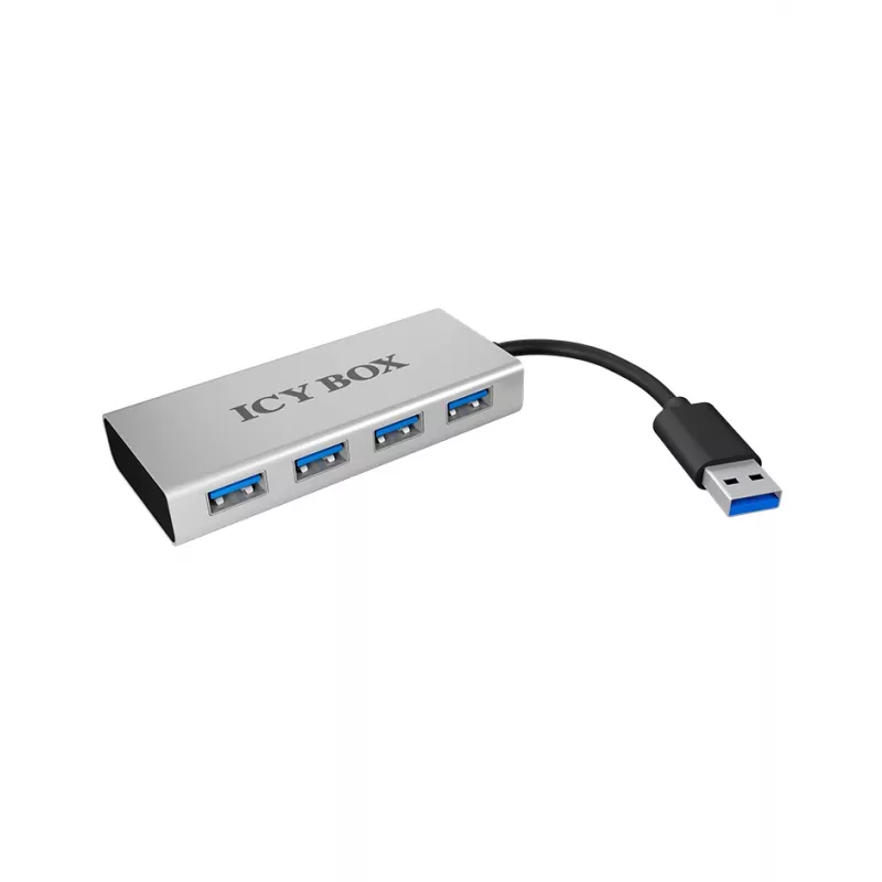 ICY BOX IB-AC6104 USB 3.2 Gen 1 (3.1 Gen 1) Type-A 5000 Mbit/s Biały