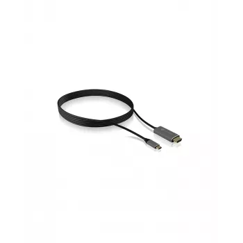 ICY BOX IB-CB020-C kabel HDMI 1,8 m HDMI Typ A (Standard) Czarny, Srebrny