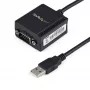 StarTech.com 1-portowy adapter kablowya FTDI USB na szeregowy RS232 z zachowaniem portu COM