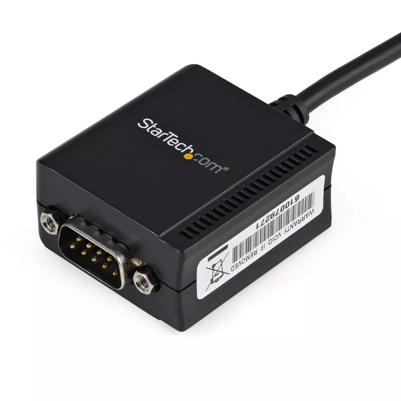 StarTech.com 1-portowy adapter kablowya FTDI USB na szeregowy RS232 z zachowaniem portu COM