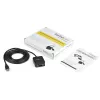 StarTech.com 1-portowy adapter kablowya FTDI USB na szeregowy RS232 z zachowaniem portu COM
