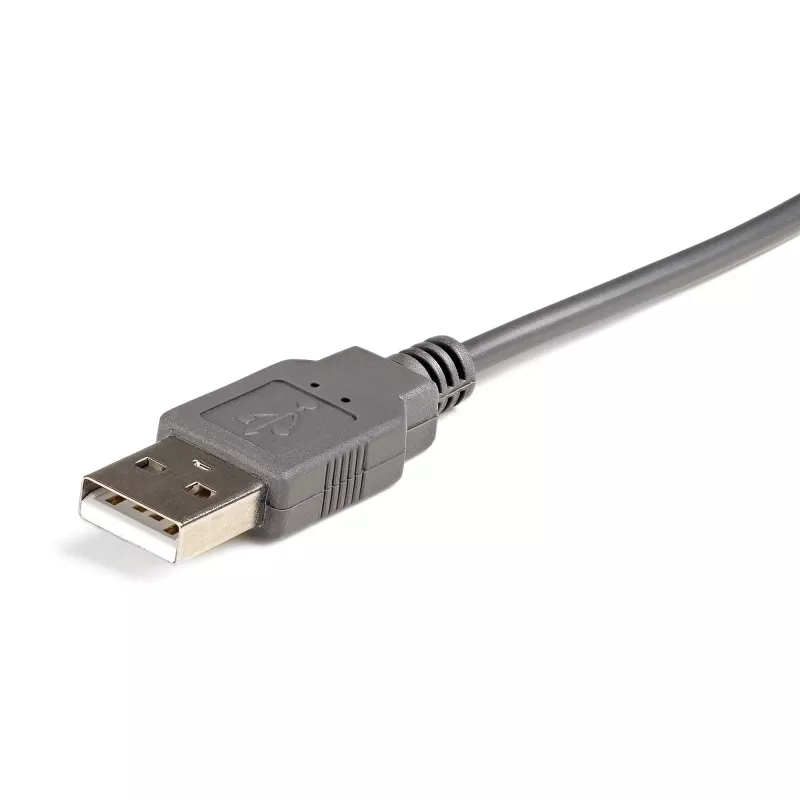 Kabel USB na szeregowy StarTech.com 3 stopy (91 cm), 1-portowy, konwerter RS232 DB9/DB25 na USB, Prolific, adapter USB na szeregowy