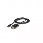 StarTech.com 6ft (1.8m) 1-Port USB na szeregowy RS232 Adapter, FTDI DB9 Szeregowy przewód adaptera DCE, Null Modem, USB 2.0 - TAA
