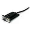 StarTech.com 6ft (1.8m) 1-Port USB na szeregowy RS232 Adapter, FTDI DB9 Szeregowy przewód adaptera DCE, Null Modem, USB 2.0 - TAA