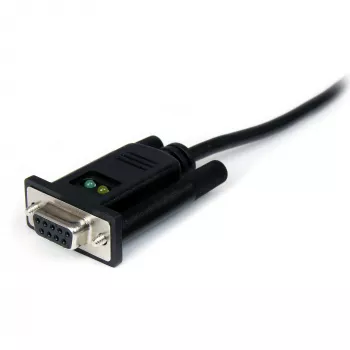 StarTech.com 6ft (1.8m) 1-Port USB na szeregowy RS232 Adapter, FTDI DB9 Szeregowy przewód adaptera DCE, Null Modem, USB 2.0 - TAA