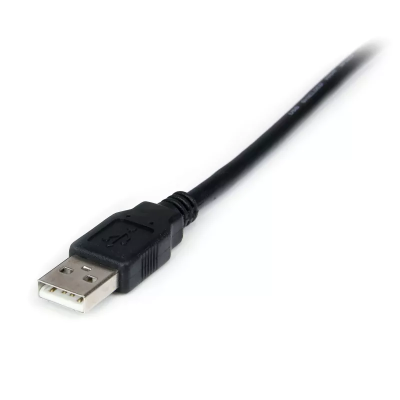StarTech.com 6ft (1.8m) 1-Port USB na szeregowy RS232 Adapter, FTDI DB9 Szeregowy przewód adaptera DCE, Null Modem, USB 2.0 - TAA