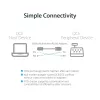 StarTech.com 6ft (1.8m) 1-Port USB na szeregowy RS232 Adapter, FTDI DB9 Szeregowy przewód adaptera DCE, Null Modem, USB 2.0 - TAA
