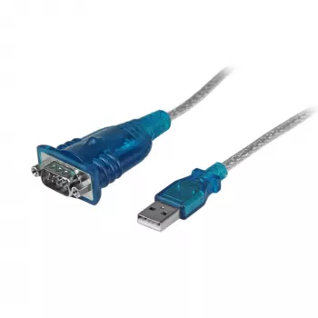 StarTech.com 17in (43cm) 1-Port USB do RS232 DB9 Przewodowy adapter szeregowy, Przewód USB na szeregowy - M/M