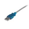 StarTech.com 17in (43cm) 1-Port USB do RS232 DB9 Przewodowy adapter szeregowy, Przewód USB na szeregowy - M/M