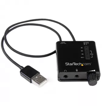 StarTech.com USB Stereo Audio Adapter Zewnętrzna karta dźwiękowa z cyfrowym wyjściem audio SPDIF i mikrofonem stereo