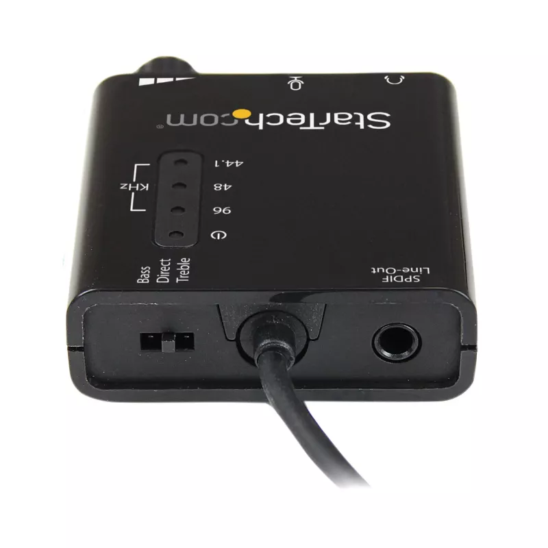 StarTech.com USB Stereo Audio Adapter Zewnętrzna karta dźwiękowa z cyfrowym wyjściem audio SPDIF i mikrofonem stereo