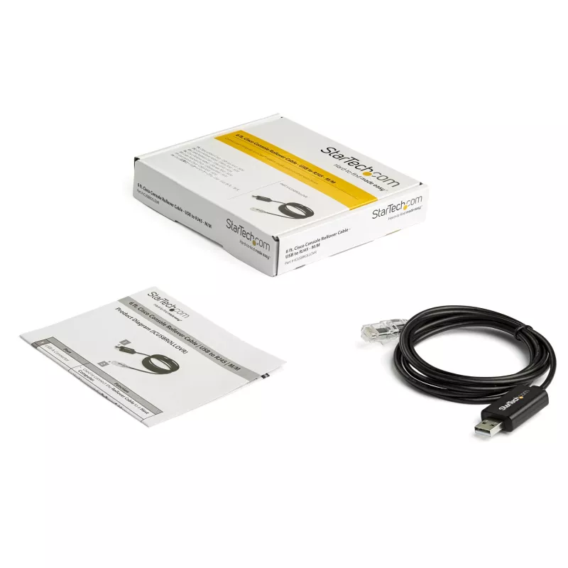 StarTech.com 6 ft. (1.8 m) Cisco USB Console kabel - USB to RJ45