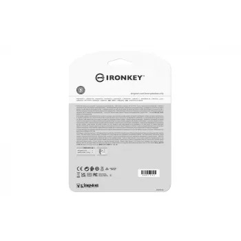 Kingston Technology IronKey 128GB Vault Privacy 50 AES-256 Encrypted, FIPS 197