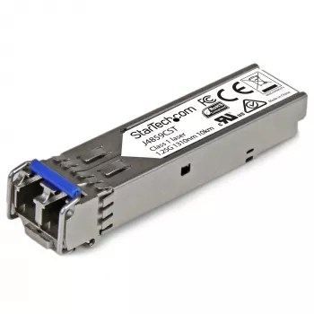 StarTech.com Moduł nadawczo-odbiorczy SFP zgodny z HP J4859C - 1000BASE-LX ~ Moduł SFP zgodny z HPE J4859C - 1000BASE-LX - 1GbE światłowodowy transceiver jednomodowy/wielomodowy - 1GE Gigabit Ethernet SFP - LC 10km - 1310nm - DDM HPE 1400, 1700, 1820