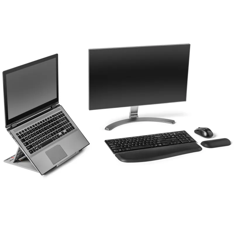 Kensington SmartFit Easy Riser Go Regulowana Ergonomiczna Podstawka pod Laptop z Funkcją Chłodzenia dla Laptopów do 17 cali