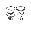 Ramię do monitora Kensington K55512WW Space Saving Single