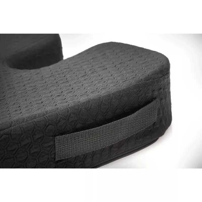 Kensington Premium Cool-Gel Seat Cushion, poduszka na krzesło, pianka memory, krzesło, czarny, monochromatyczny, zamek błyskawiczny