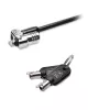 Kensington MICROSAVER 2.0 MK BLOKADA DO LAPTOPA, kluczyk, stal nierdzewna, czarny, srebrny