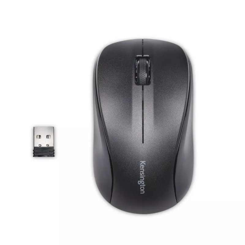 Kensington Wireless Valumysz, symetryczna, Optyczna, RF Wireless, 1000 DPI, Czarny