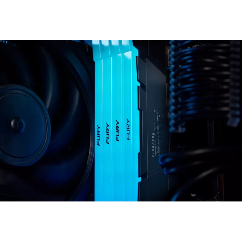 Kingston Technology FURY 16GB 3600MT/s DDR4 CL16 DIMM (zestaw 2) Renegade RGB
