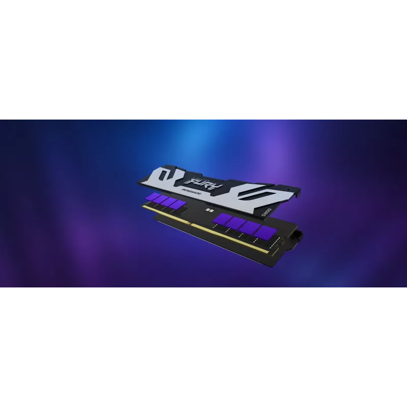 Kingston Technology FURY 16GB 6400MT/s DDR5 CL32 DIMM Renegade srebrny