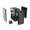 Obudowa PC KRUX Astro Cube Czarny — obudowa cube, obsługuje micro ATX/mini‑ITX, 1×3,5 cala + 2×2,5 cala wnęki, okno boczne, maks. zasilacz 28 cm, maks. wysokość chłodzenia 136 mm