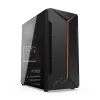 Obudowa PC KRUX Astro Cube Czarny — obudowa cube, obsługuje micro ATX/mini‑ITX, 1×3,5 cala + 2×2,5 cala wnęki, okno boczne, maks. zasilacz 28 cm, maks. wysokość chłodzenia 136 mm