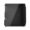 Obudowa PC KRUX Astro Cube Czarny — obudowa cube, obsługuje micro ATX/mini‑ITX, 1×3,5 cala + 2×2,5 cala wnęki, okno boczne, maks. zasilacz 28 cm, maks. wysokość chłodzenia 136 mm