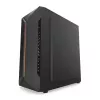 Obudowa PC KRUX Astro Cube Czarny — obudowa cube, obsługuje micro ATX/mini‑ITX, 1×3,5 cala + 2×2,5 cala wnęki, okno boczne, maks. zasilacz 28 cm, maks. wysokość chłodzenia 136 mm