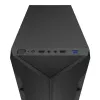 Obudowa PC KRUX Astro Cube Czarny — obudowa cube, obsługuje micro ATX/mini‑ITX, 1×3,5 cala + 2×2,5 cala wnęki, okno boczne, maks. zasilacz 28 cm, maks. wysokość chłodzenia 136 mm
