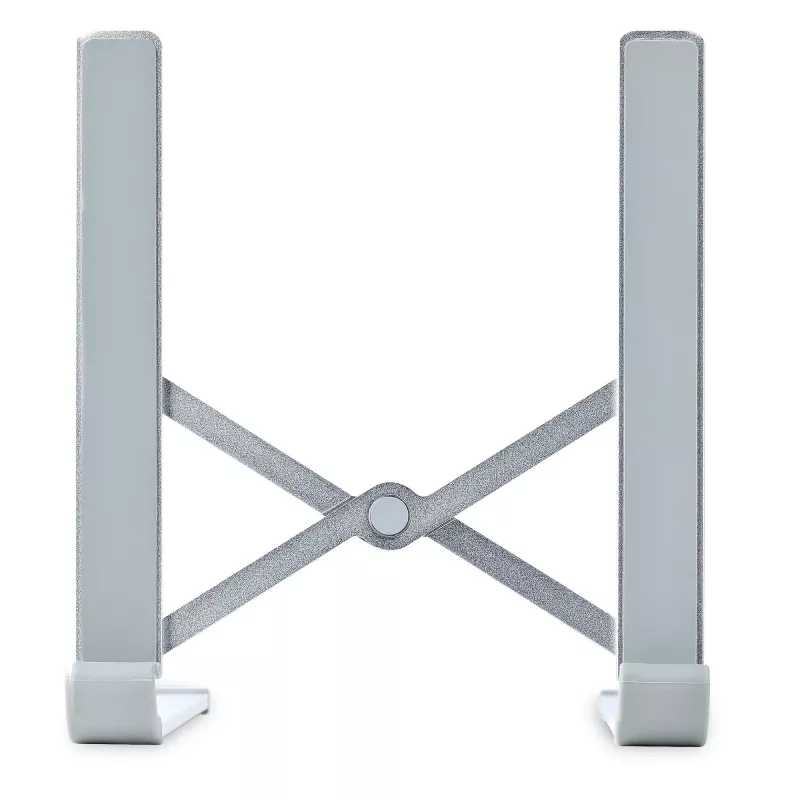 StarTech.com Składana podstawa pod laptopa, przenośna podstawa ergonomiczna z regulacją wysokości, wentylowana rama aluminiowa, obsługa 10 kg, podstawa pod laptop/tablet z opcją pochylenia/podniesienia/odchylenia, składana konstrukcja