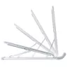 StarTech.com Składana podstawa pod laptopa, przenośna podstawa ergonomiczna z regulacją wysokości, wentylowana rama aluminiowa, obsługa 10 kg, podstawa pod laptop/tablet z opcją pochylenia/podniesienia/odchylenia, składana konstrukcja