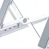StarTech.com Składana podstawa pod laptopa, przenośna podstawa ergonomiczna z regulacją wysokości, wentylowana rama aluminiowa, obsługa 10 kg, podstawa pod laptop/tablet z opcją pochylenia/podniesienia/odchylenia, składana konstrukcja