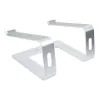 StarTech.com Stojak na laptopa na biurko, obsługa 5 kg/11 funtów, aluminium, srebrny, ergonomiczna podkładka pod laptopa, przenośny uchwyt na laptopa, stojak na komputer dla Macbook Air/Pro, Dell XPS, Lenovo