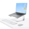 StarTech.com Stojak na laptopa na biurko, obsługa 5 kg/11 funtów, aluminium, srebrny, ergonomiczna podkładka pod laptopa, przenośny uchwyt na laptopa, stojak na komputer dla Macbook Air/Pro, Dell XPS, Lenovo
