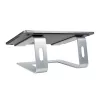 StarTech.com Stojak na laptopa na biurko, obsługa 5 kg/11 funtów, aluminium, srebrny, ergonomiczna podkładka pod laptopa, przenośny uchwyt na laptopa, stojak na komputer dla Macbook Air/Pro, Dell XPS, Lenovo